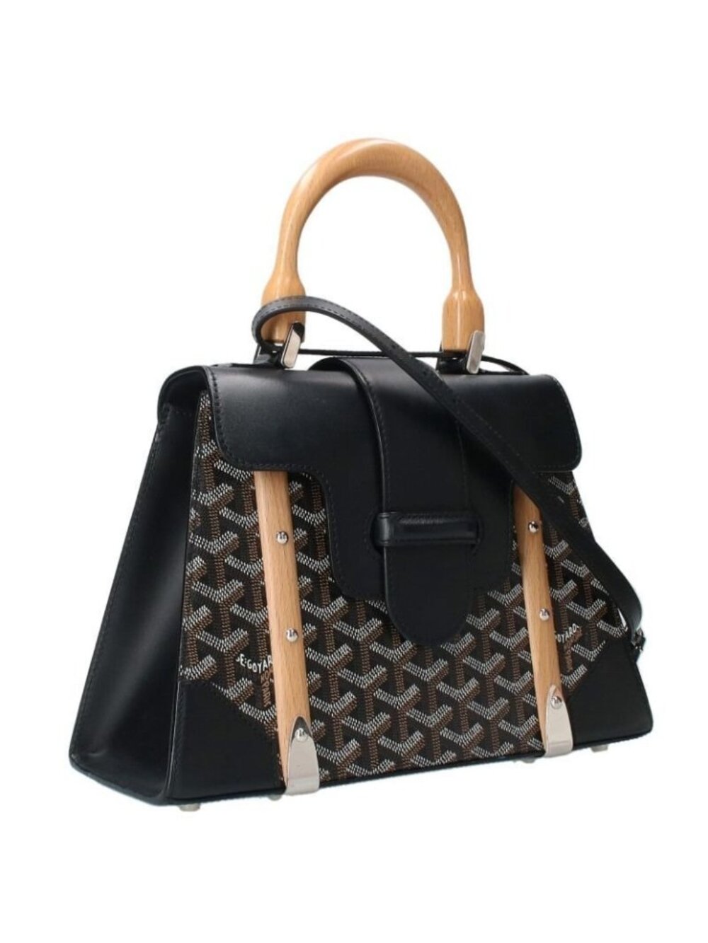 Goyard Saigon PM Leather 2-Way Shoulder Bag